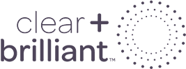 Clear + Brilliant Brand Partner Logo at Janine's Skin & Laser Clinic